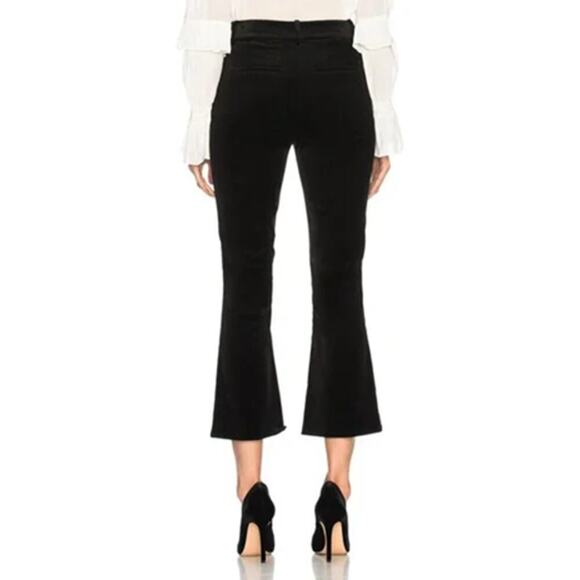 Frame Velvet Slit Pant Noir Size 14 - Picture 2 of 7